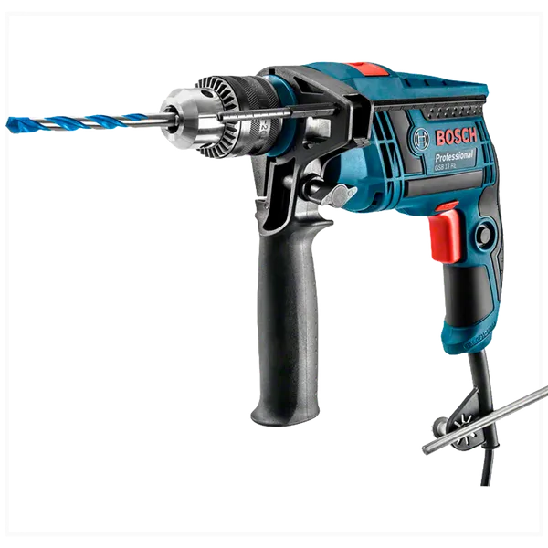 Taladro Percutor Reversible Bosch GSB 13RE 1/2" con Maletín